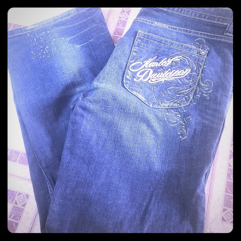 Woman Harley Davidson Jeans